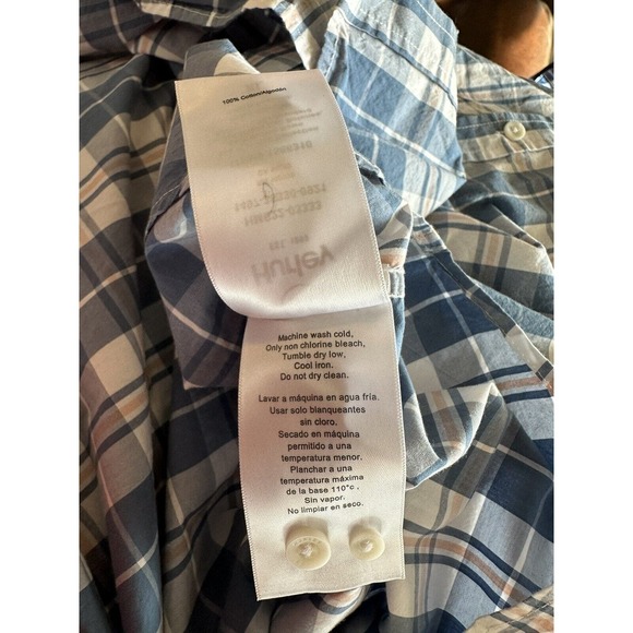 Hurley Men's Short Sleeve Plaid Button Up Shirt Size XL - Picture 8 of 8